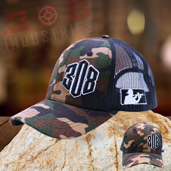 308 Trucker Hats - Classic Design with Round Shape and Comfortable Fit for Everyday Wear