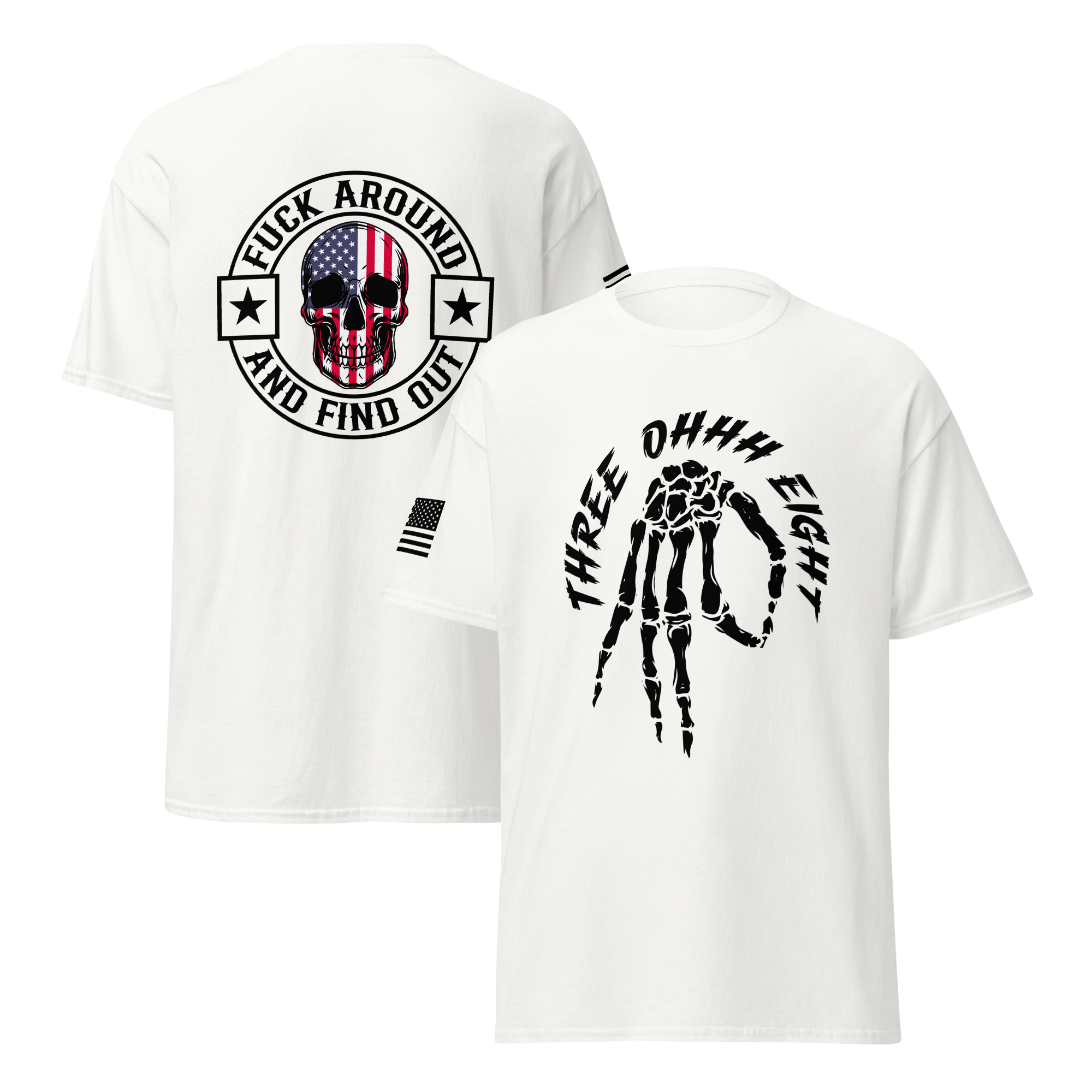 Fk around & Find Out White Unisex T-shirt