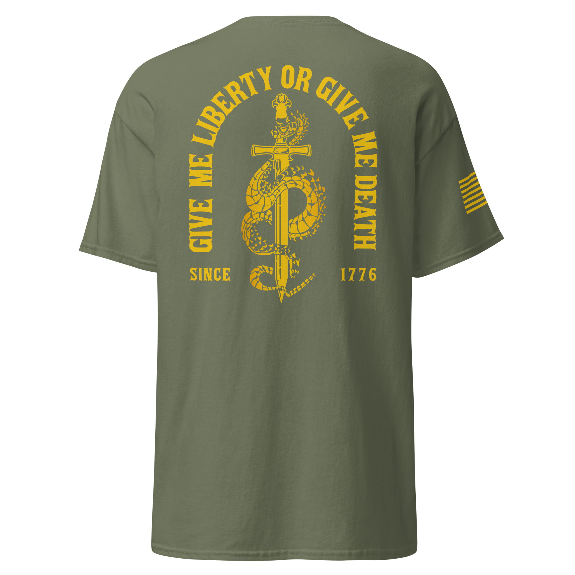 Don't tread on me T-shirt SPECIAL EDITION Military Green