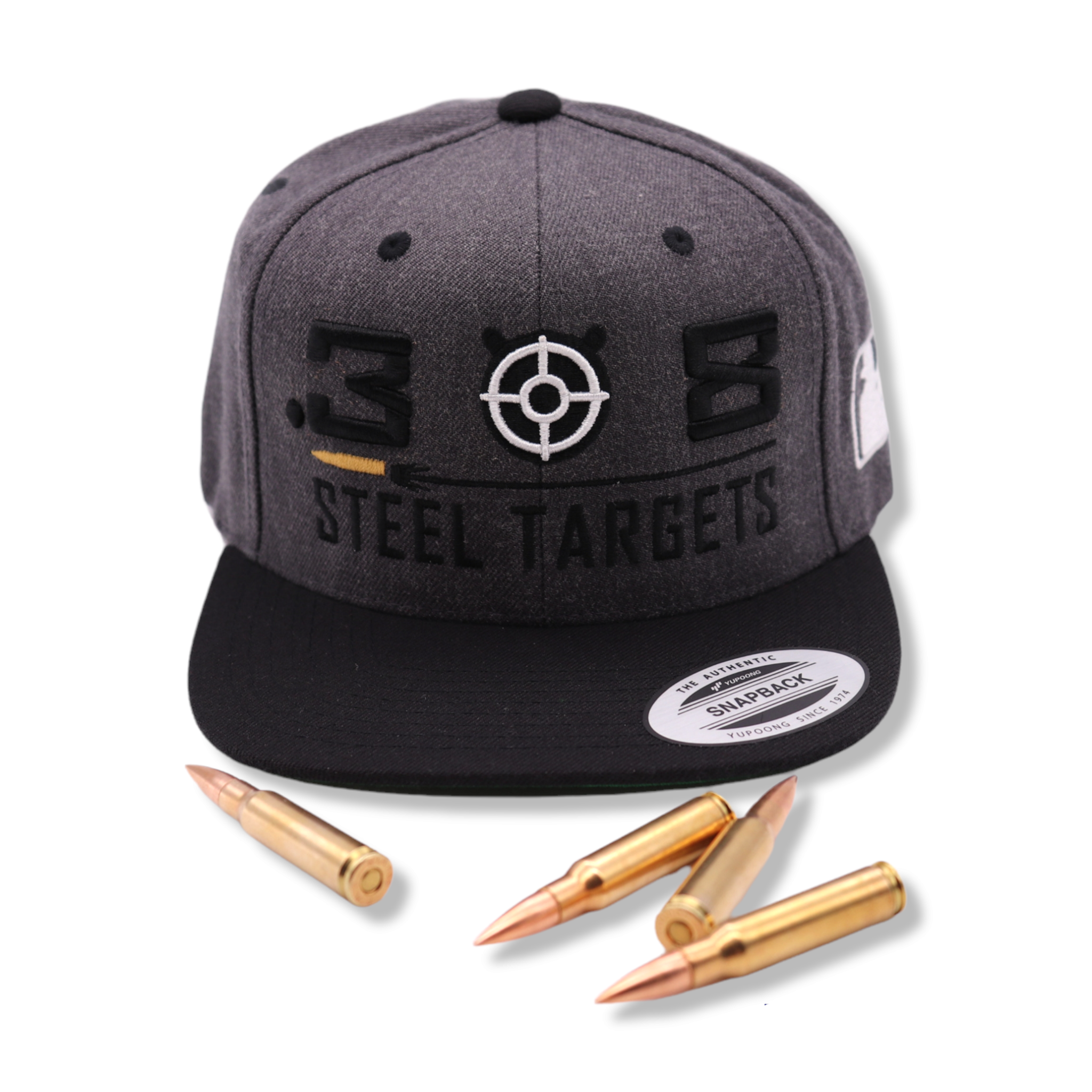 .308 Steel Targets Embroidered 3D Snapback Hat