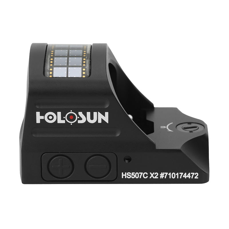 Holosun HS507C-X2, Red Dot, 32 MOA Ring & 2 MOA Dot, Black Color