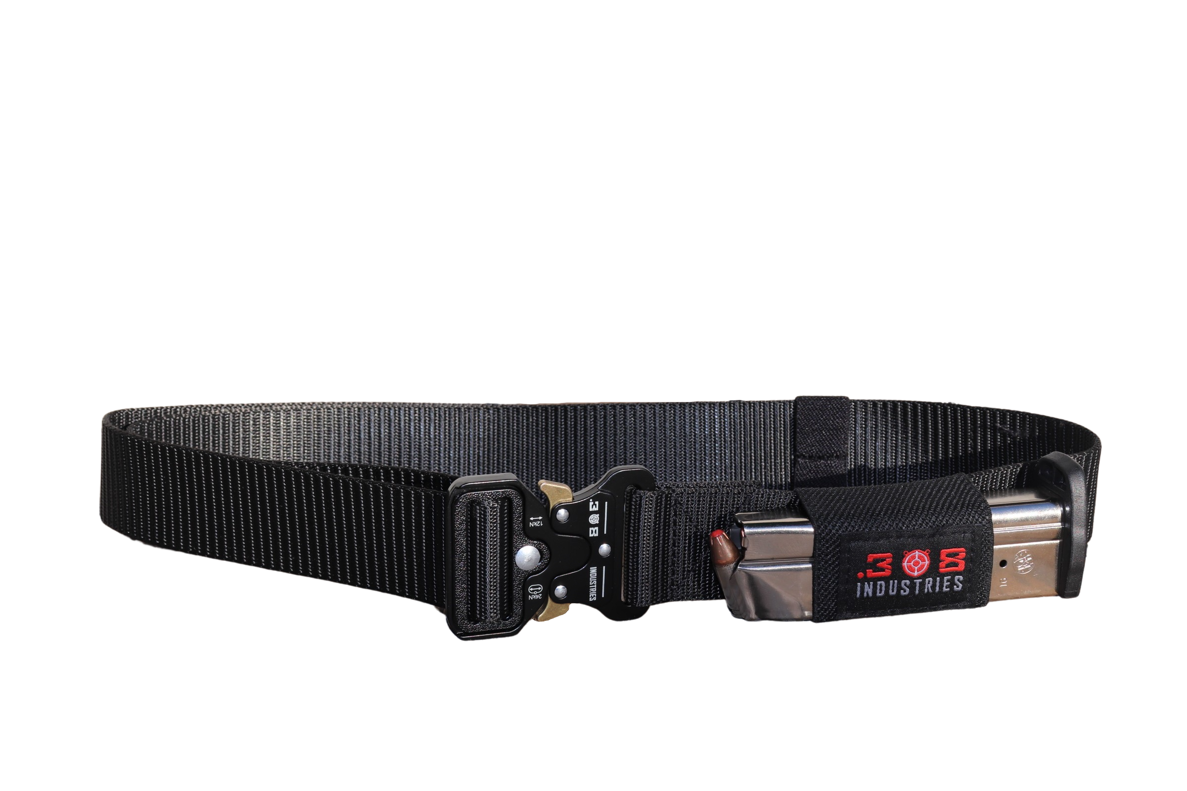 Tactical Belt with elastic mag holder