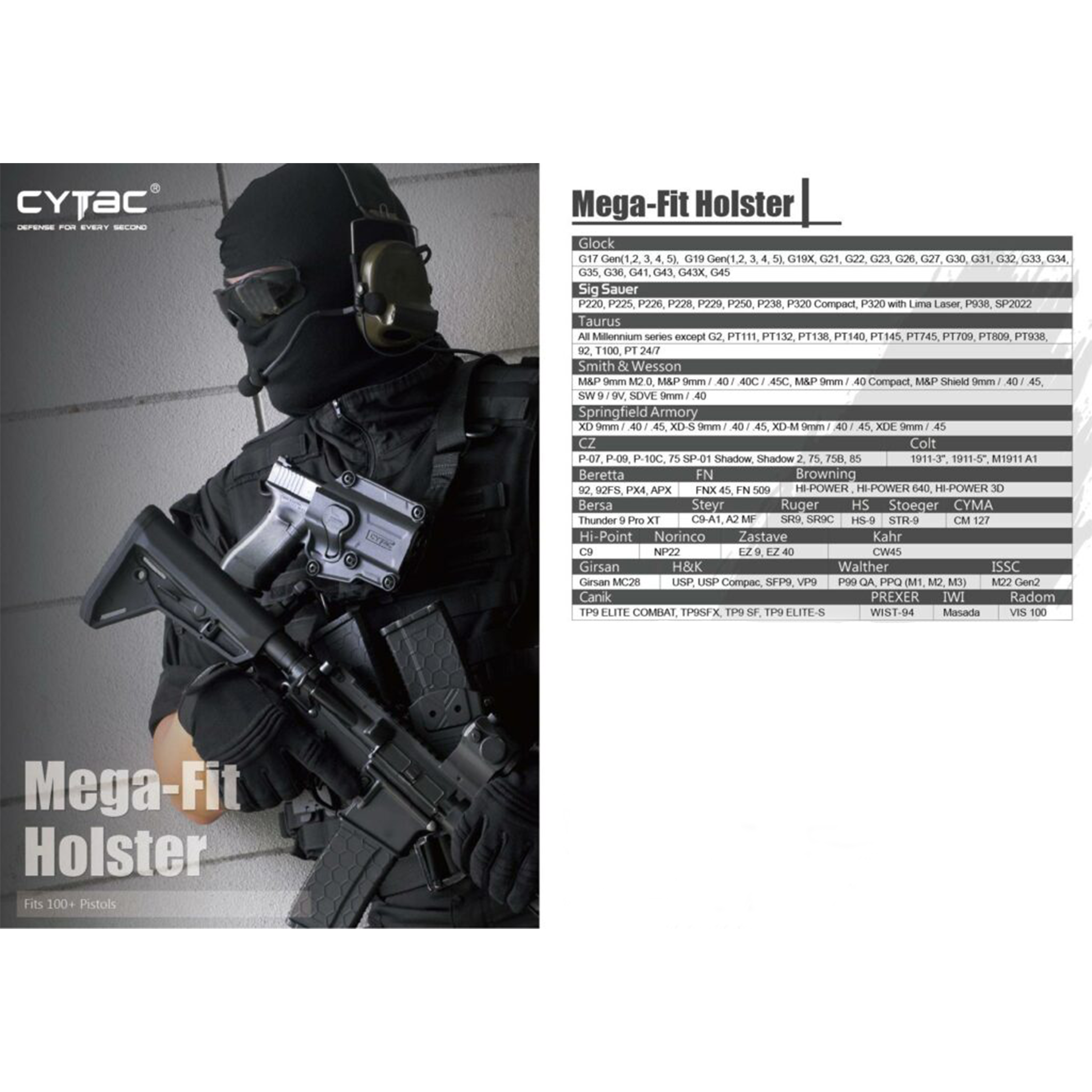 Mega- Fit Holster- Universal