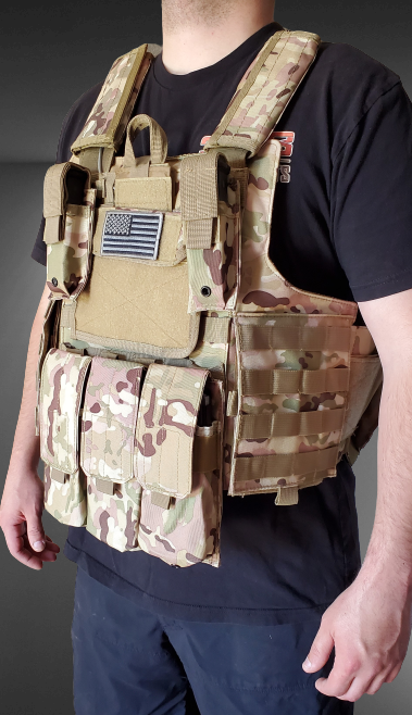 G2 Tactical Vest Plate Carrier & Pouch Set