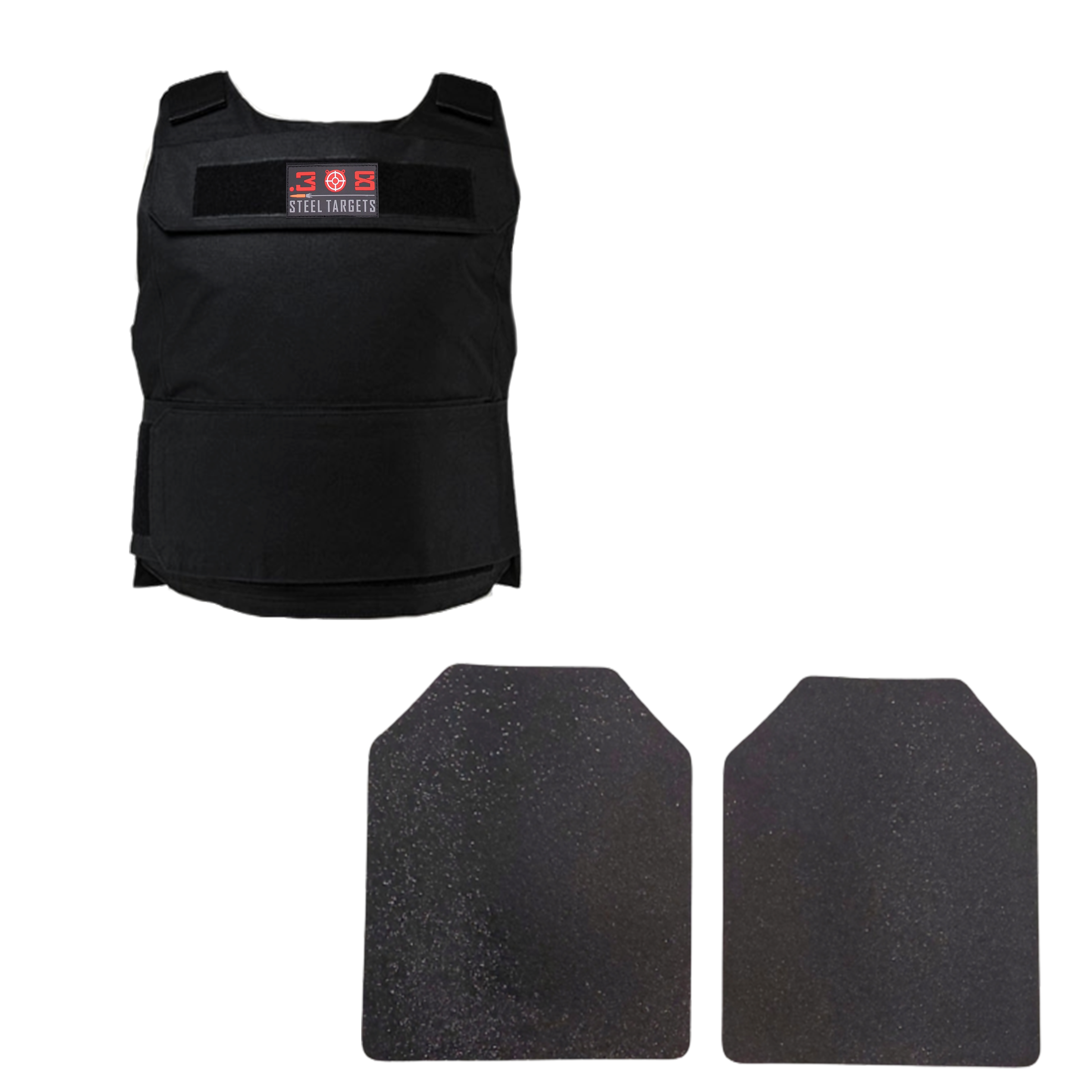 XL Low Vis Plate Carrier- Black