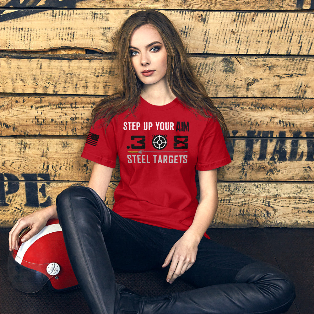 Step up your Aim Short-Sleeve Unisex T-Shirt