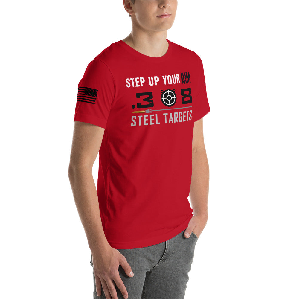Step up your Aim Short-Sleeve Unisex T-Shirt