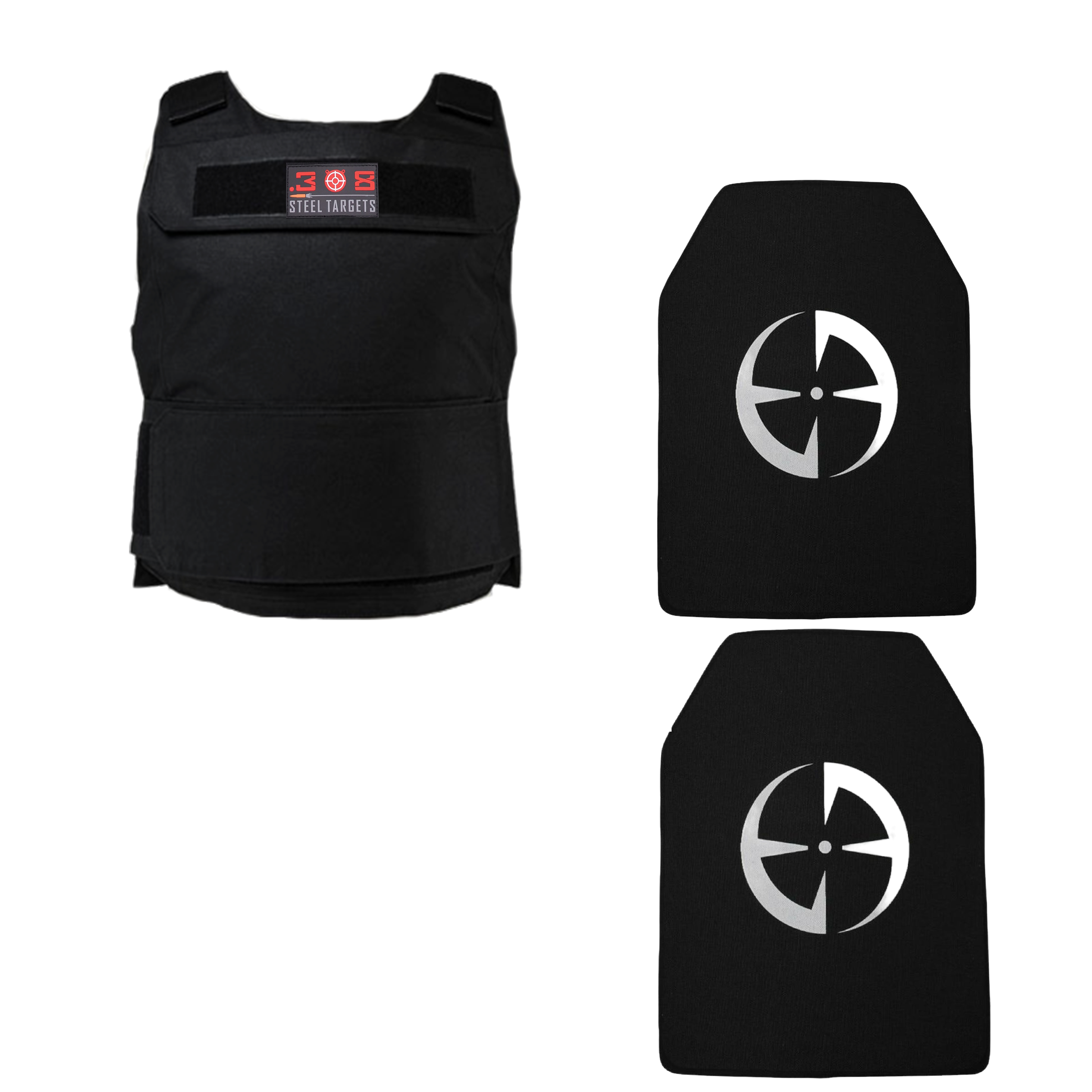 XL Low Vis Plate Carrier- Black