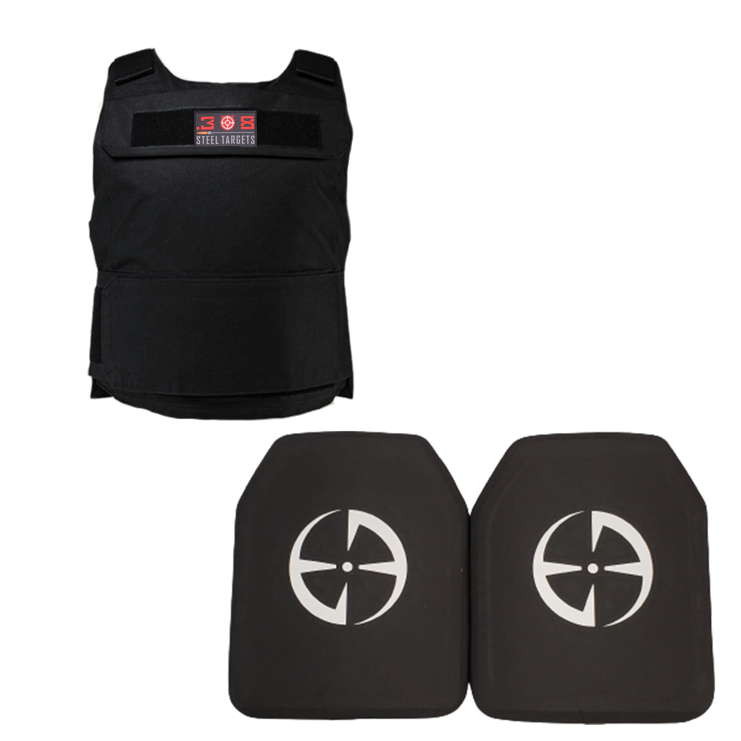 XL Low Vis Plate Carrier- Black