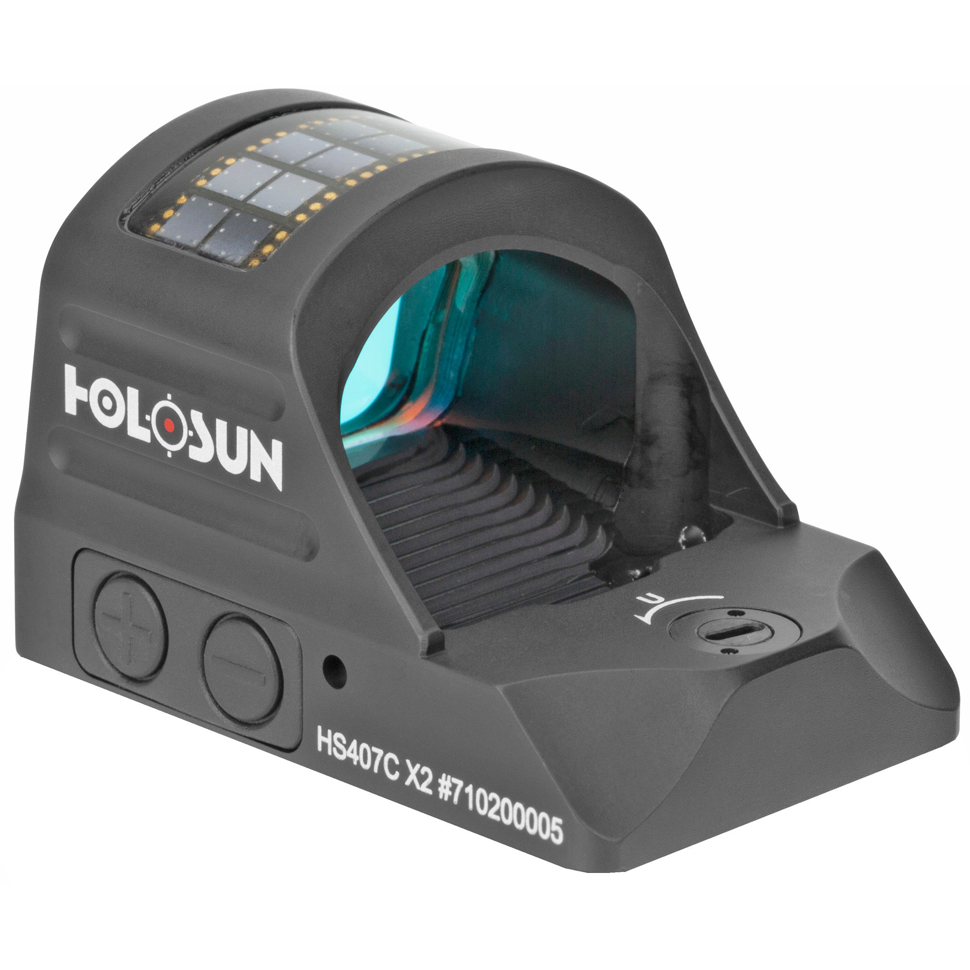 Holosun HS407C-X2, Red Dot, 2 MOA, Black