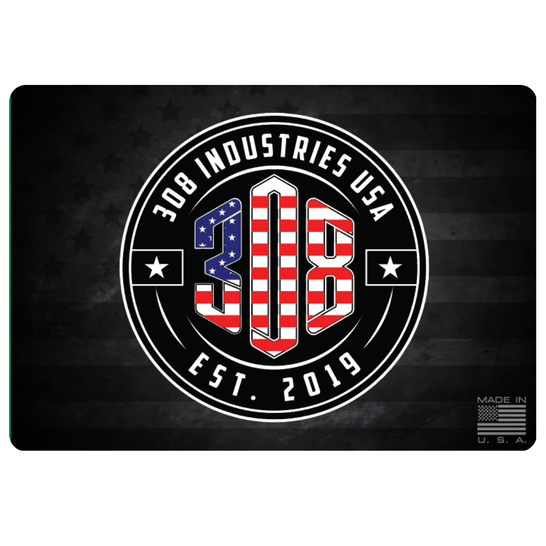 308- US Flag Handgun Cleaning Mat